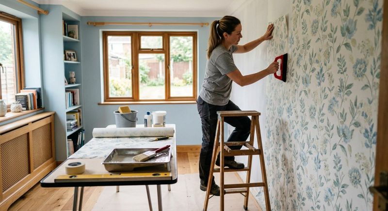 Hallway Wallpaper Installation in Kansas City, MO