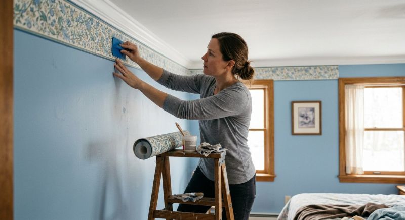 Kitchen Wallpaper Installation in Conroe, TX