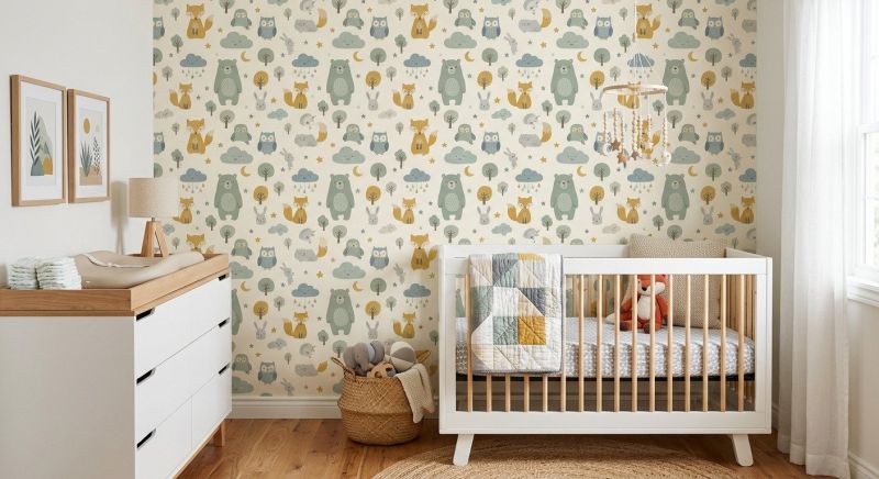 Nursery Wallpaper Installation in Alpharetta, GA