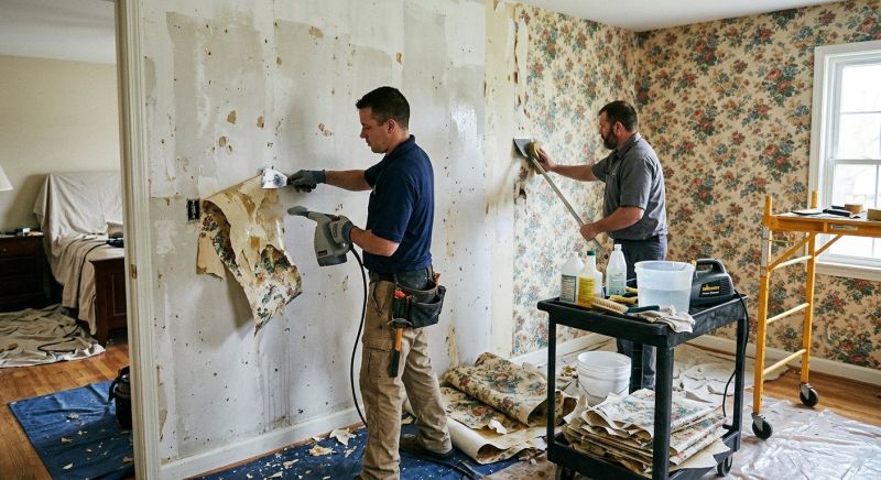 Wallpaper Removal Service in Alpharetta, GA