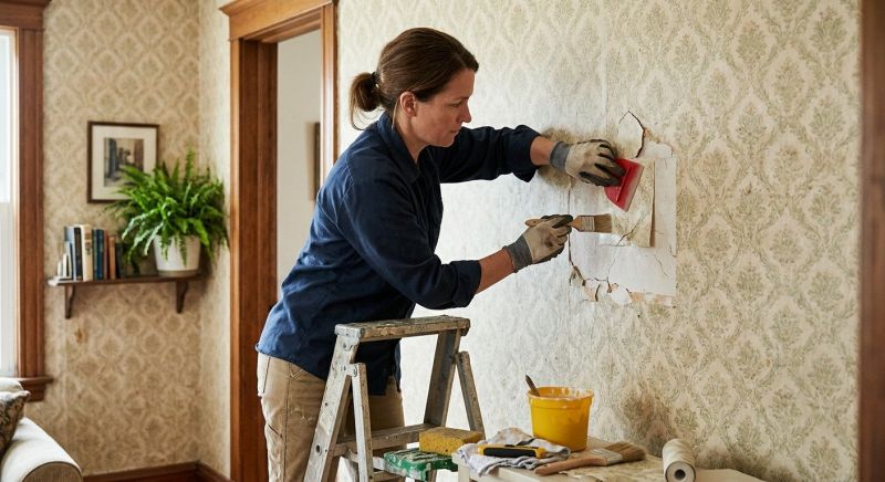 Wallpaper Repair in Overland Park, KS